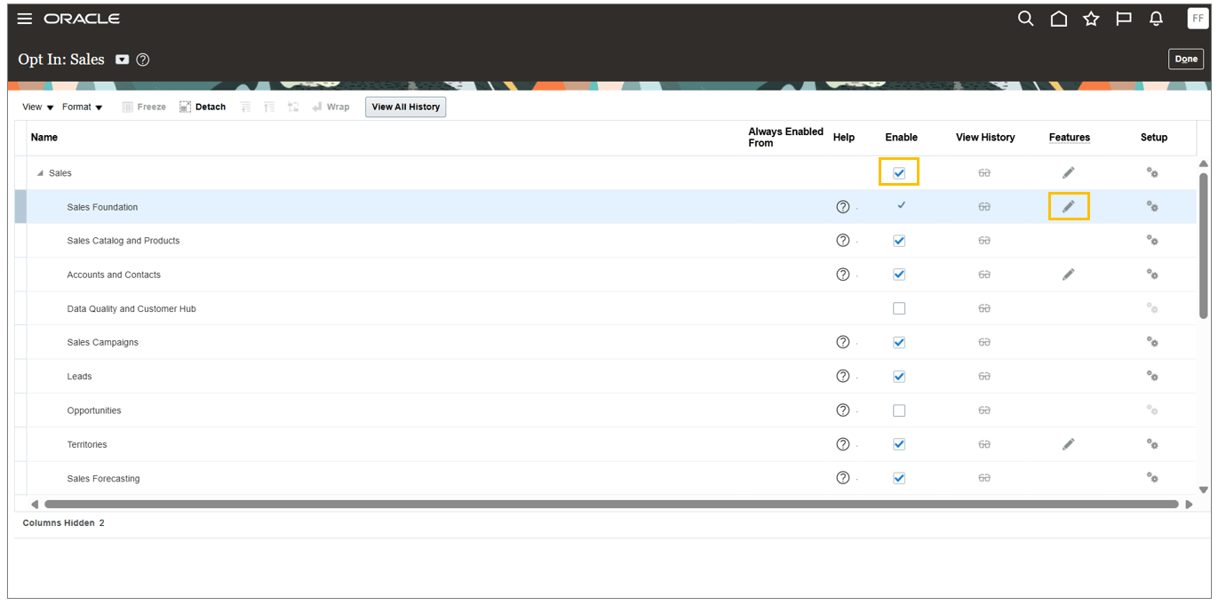 Sales Foundationの機能