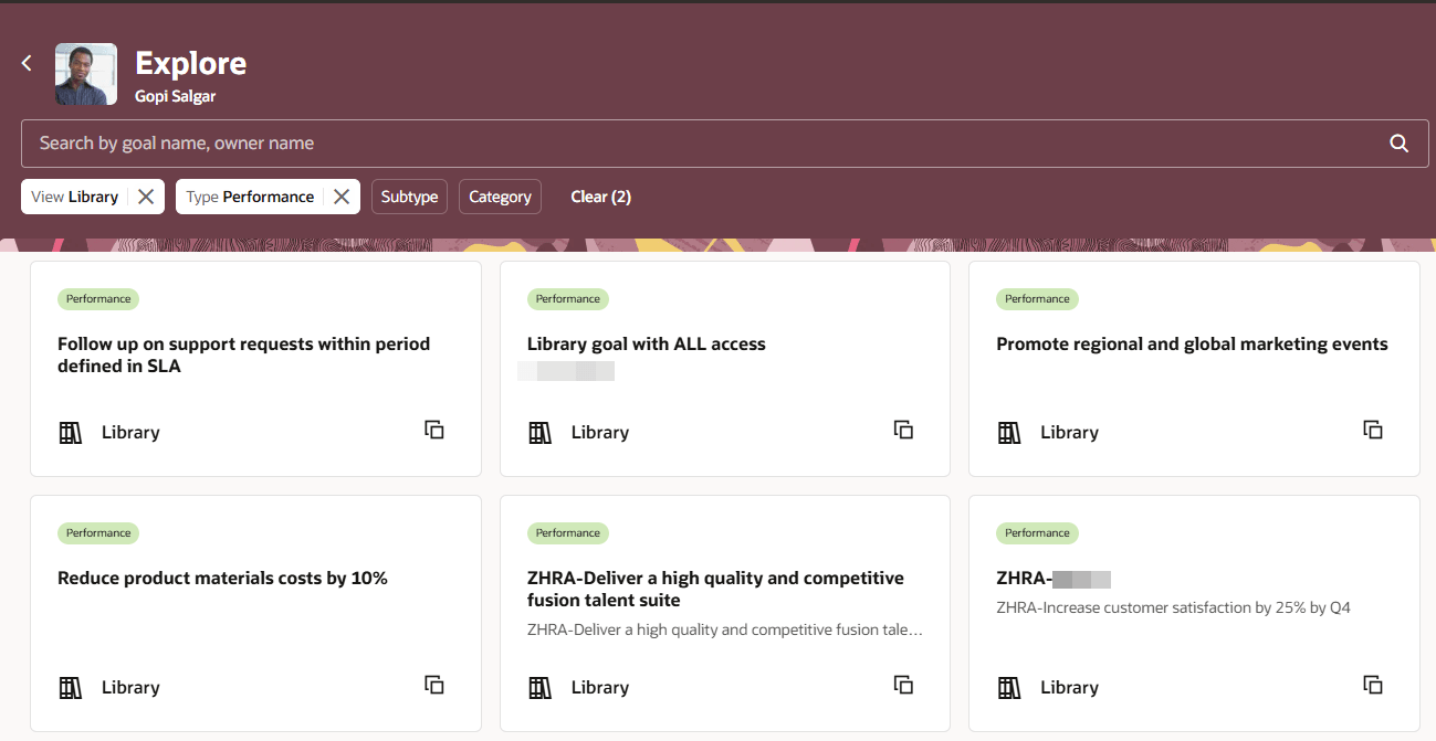 アバターでページを探す