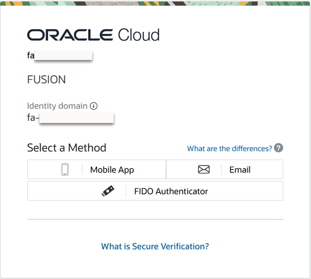 セキュア検証方法の選択