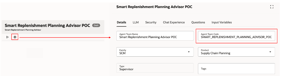 下書きエージェント・チームのエージェント・チーム・コード