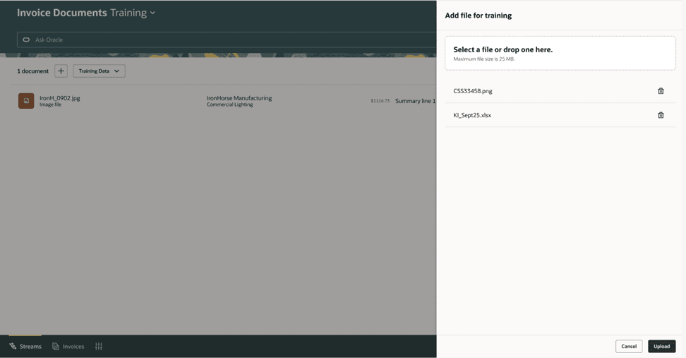 請求書文書トレーニング・エクスペリエンス