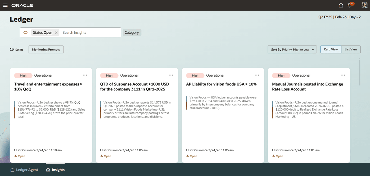 元帳エージェント・インサイト