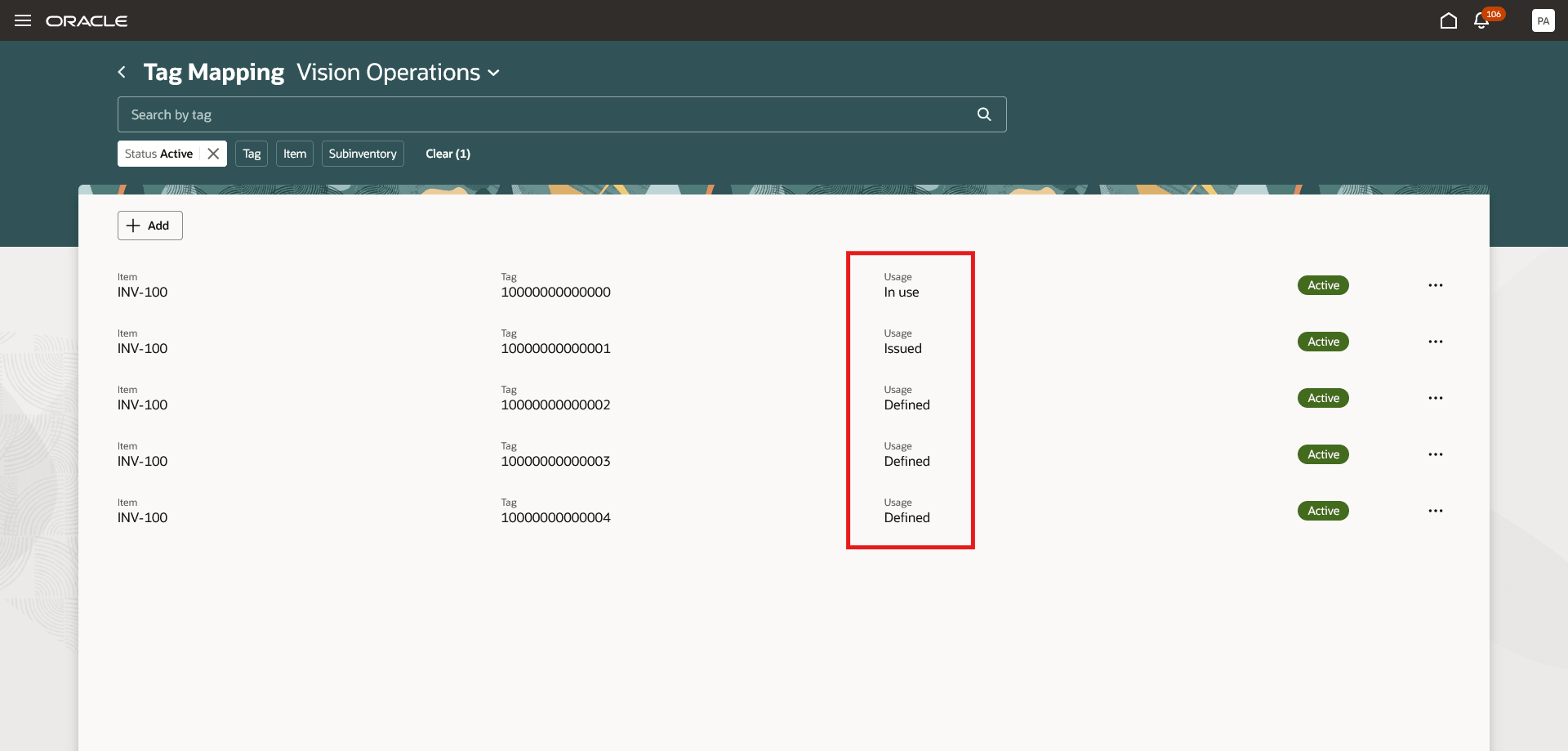 現品票マッピング