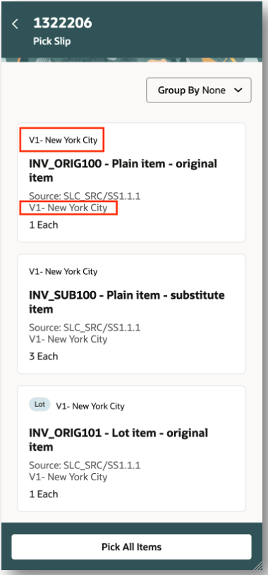 アイテム・カードを選択