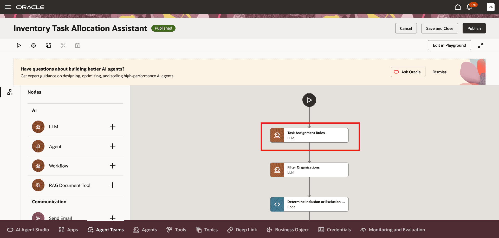 在庫タスク割当アシスタント