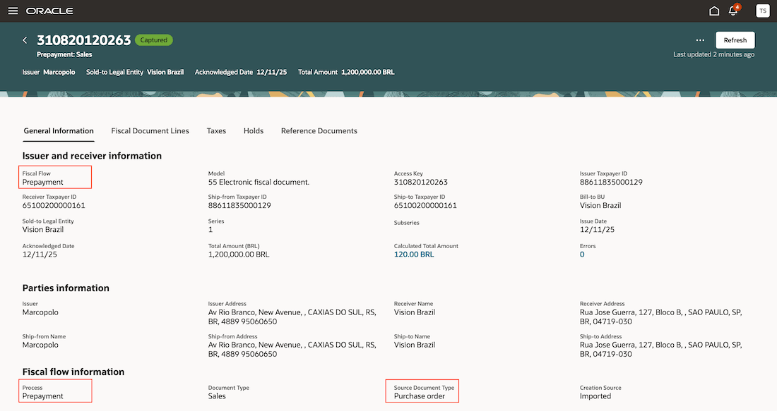 前払金会計フローの会計文書です。