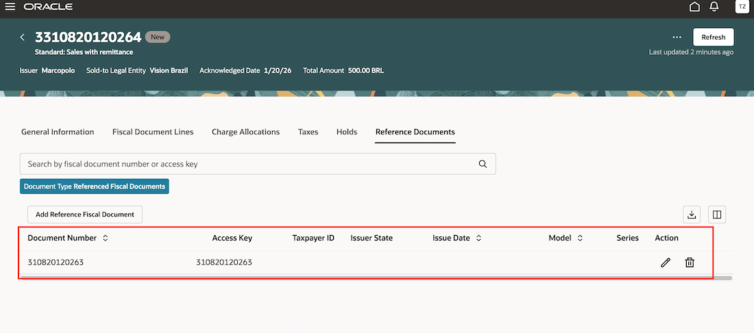 適用可能な前払金会計文書の参照がある標準会計文書です。