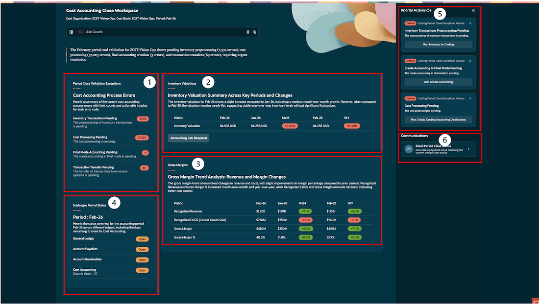 原価会計クローズ・ワークスペース
