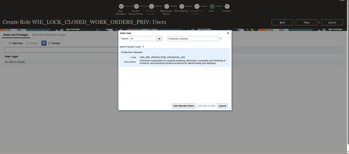 ユーザーへのロールの割当て