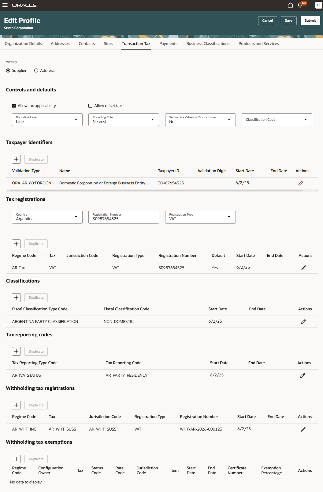 トランザクション税金