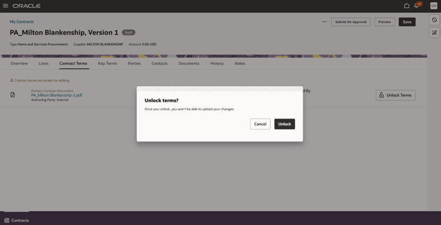 用語のロック解除
