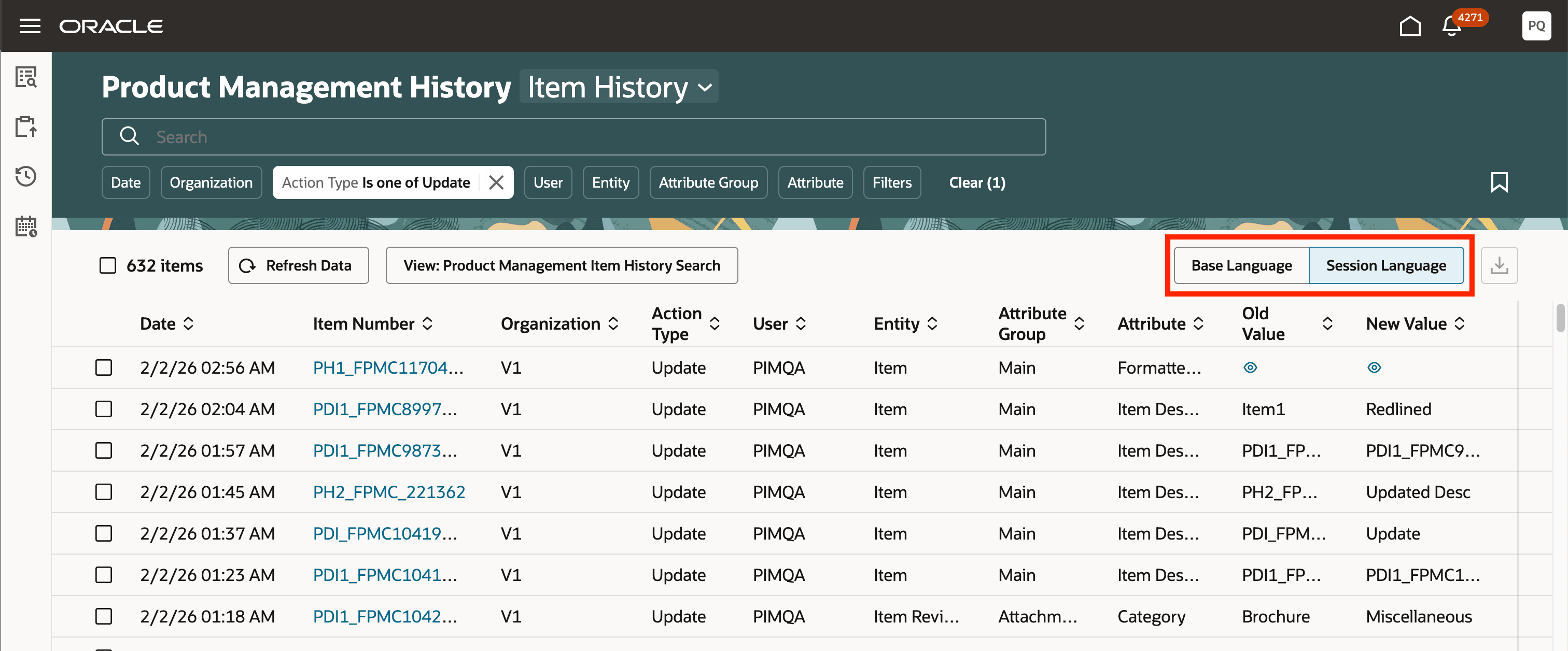 ベース言語およびセッション言語スイッチャ