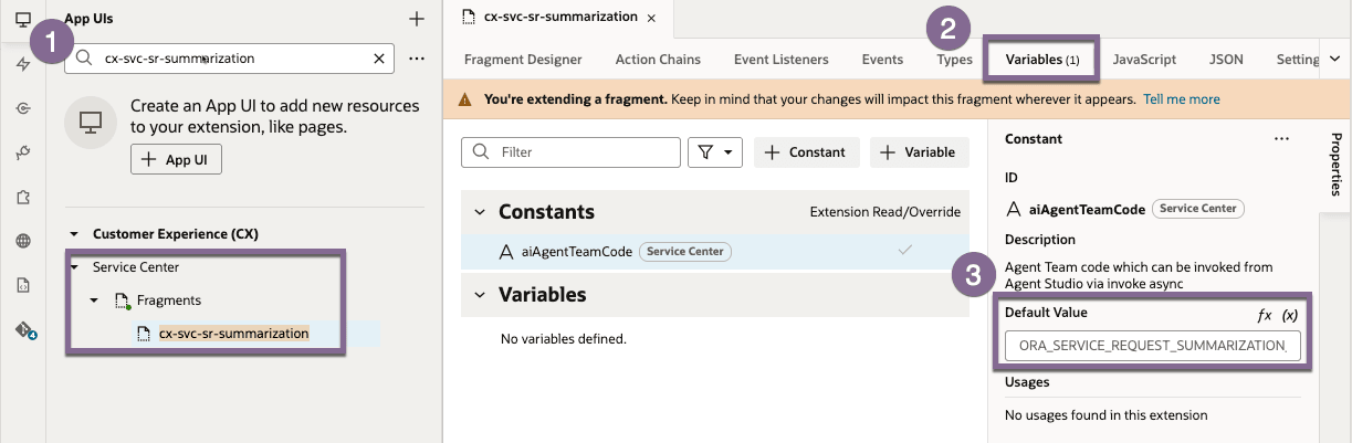 CXサービス要約フラグメント