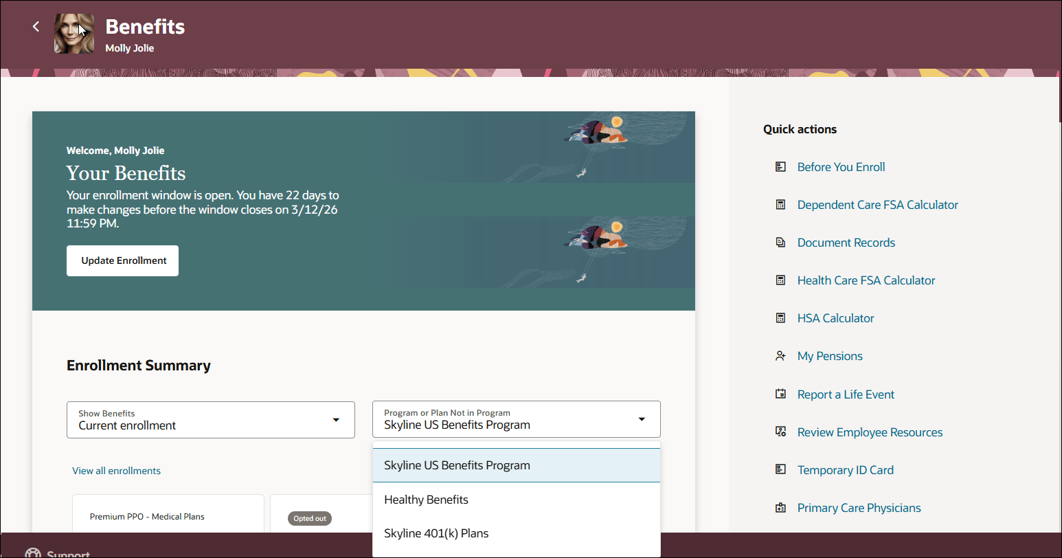 福利厚生セルフサービス- ランディング ページ