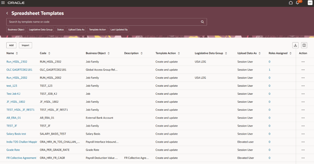 スプレッドシート・テンプレートのランディング・ページ