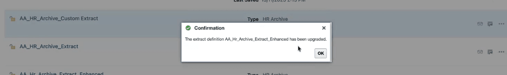 アップグレードの確認