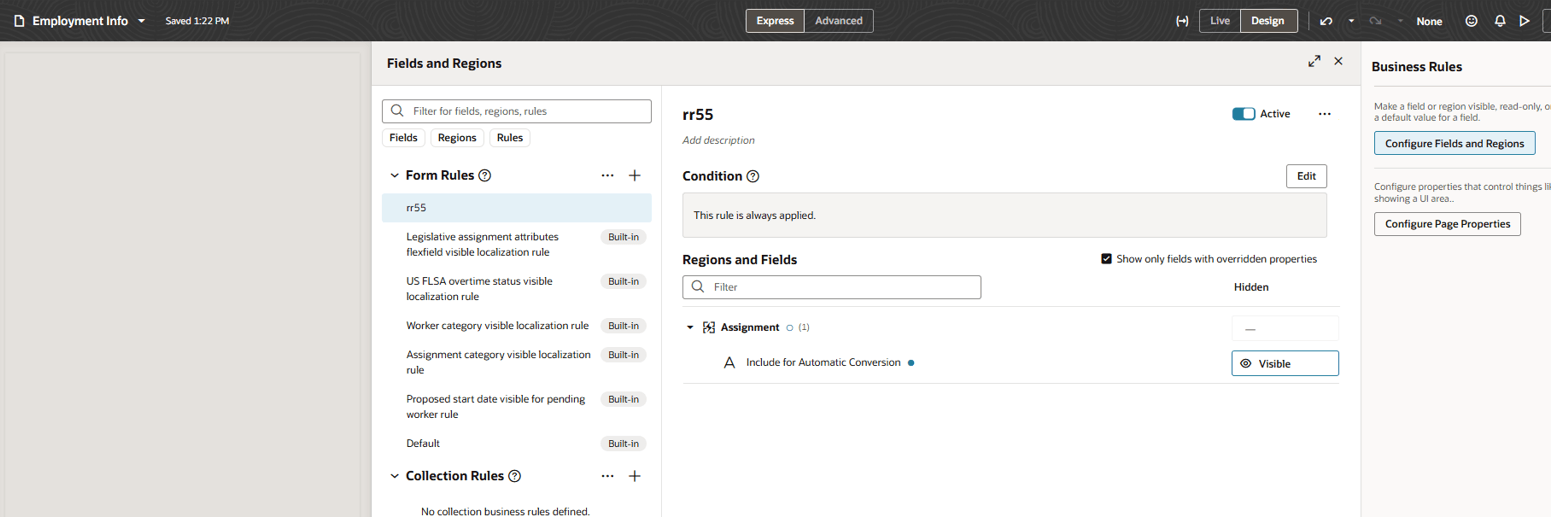 ビジネス・ルールでの自動換算に含める