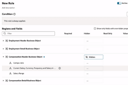 ヘッダー・リージョンを非表示にする機能の削除