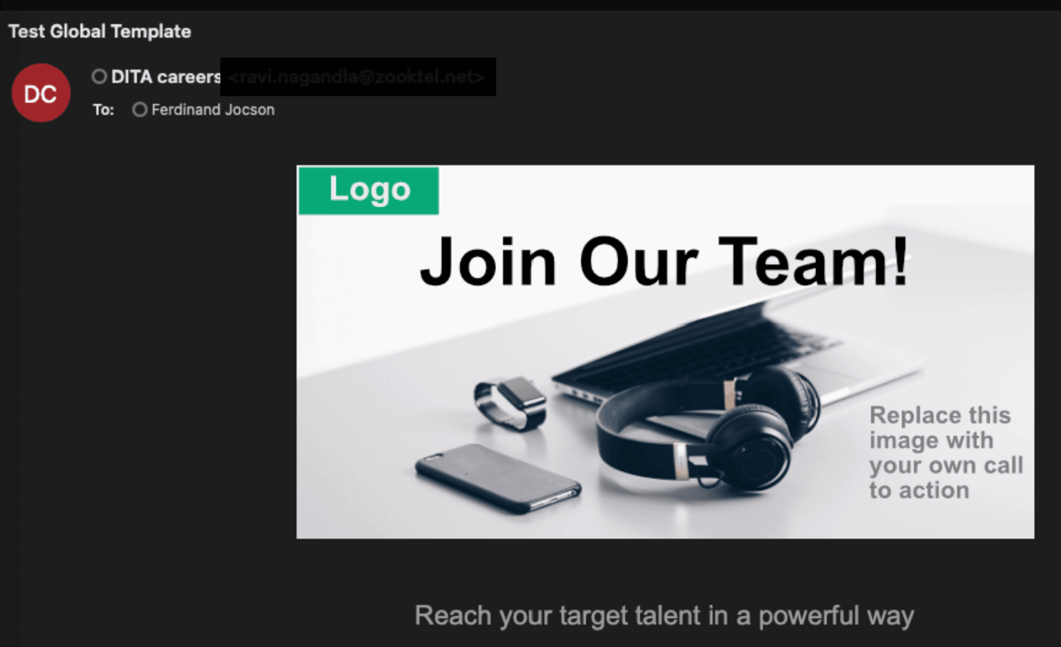 現在: ブラウザ・リンクに表示されていないキャンペーンEメール