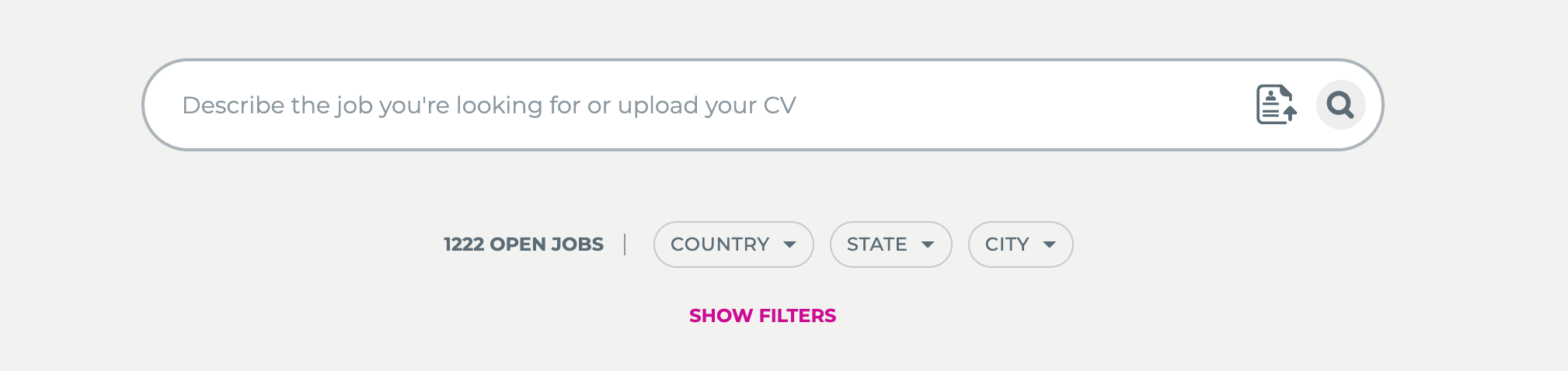 スマート検索バー
