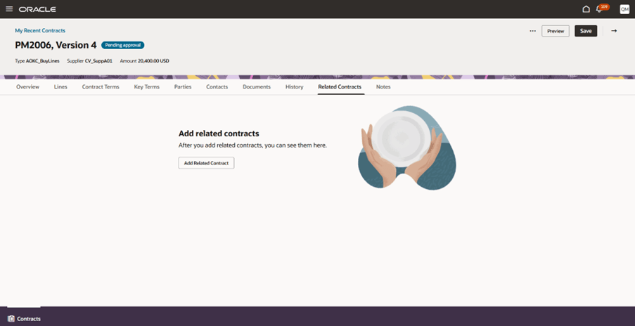 空の状態関連契約