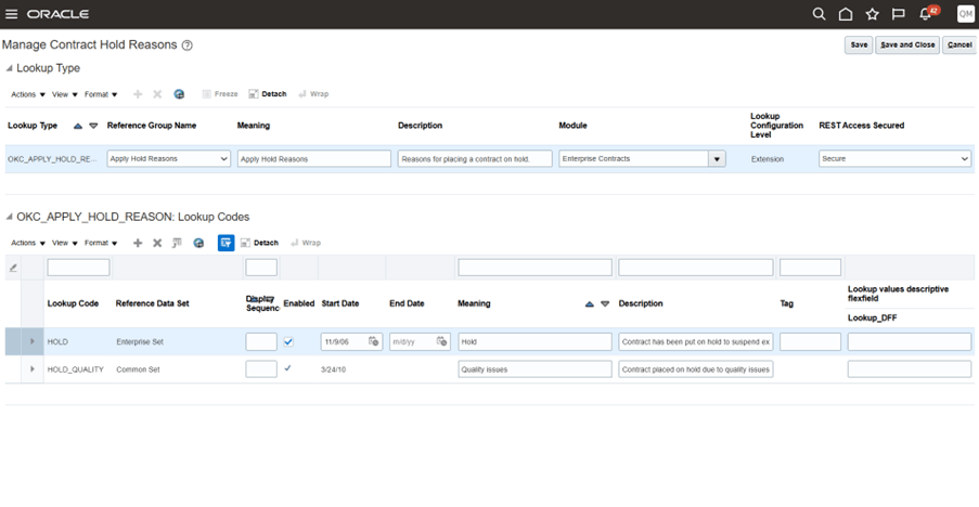 契約保留事由の管理