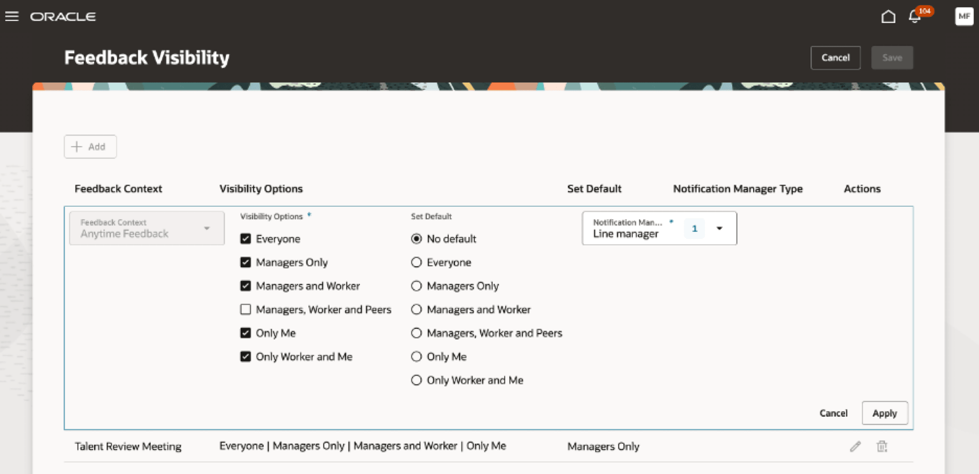 Redwoodのフィードバック表示ページ