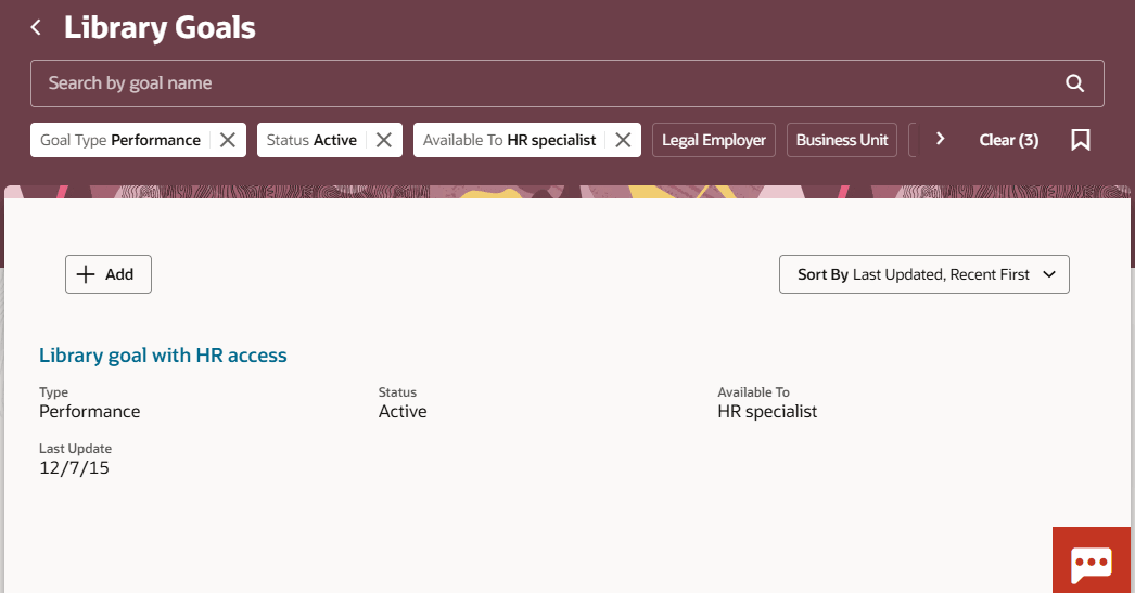 Redwood再設計されたライブラリ目標ページ