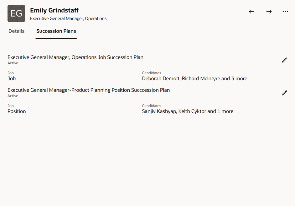 チーム・メンバーの後任プラン