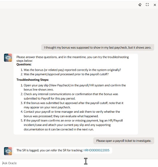 従業員ヘルプデスクセルフサービスアシスタントリクエストの作成