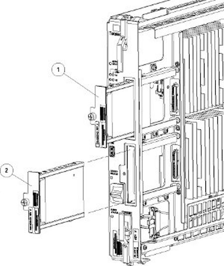 Module Cleaner Driver Position Removing a Drive Module Assembly