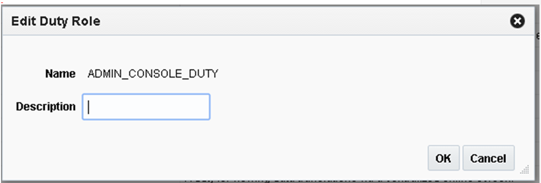 edit duty role dialog