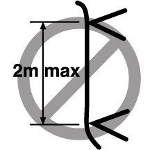 image:つり下げ禁止アイコン。