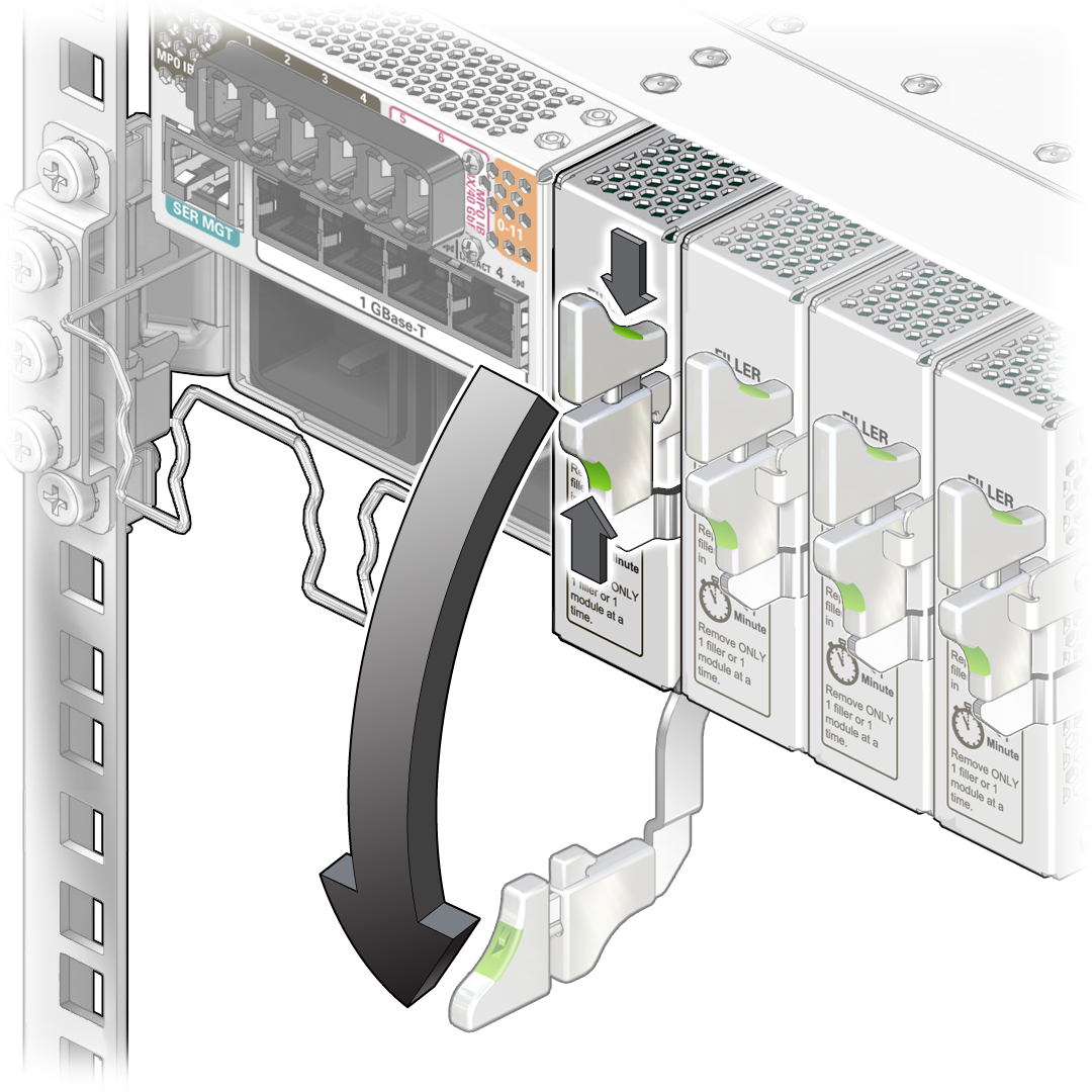 image:示意图显示了解锁填充面板。