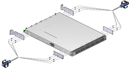image:Illustration shows the chassis brackets being removed.