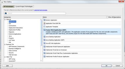 JDeveloper Workspace
