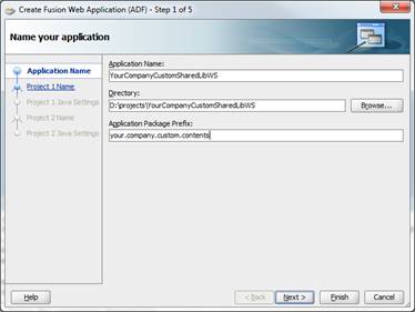 Name Your Application Step