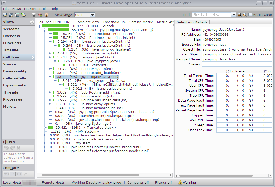 image:Call Tree view for jsynprog sample code