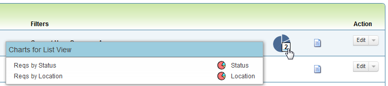 「チャート」のチャートを設定する様子