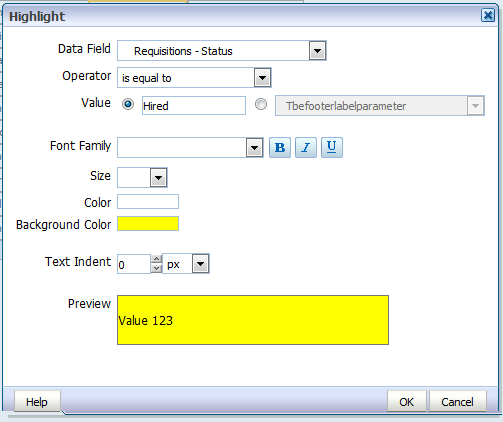 条件付きハイライト表示の背景色の追加