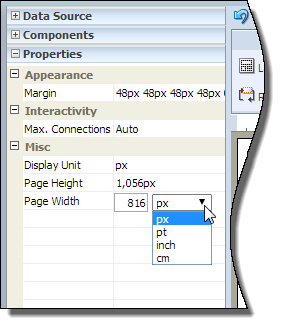 ページ幅の調整