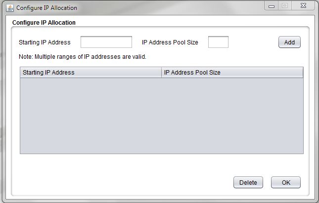 image:Configure IP Allocation(IP 할당 구성) 창을 보여주는 그래픽입니다.