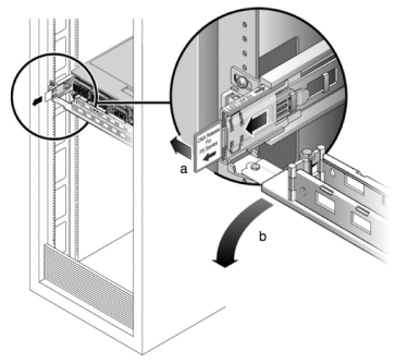 image:illustration présentant comment déverrouiller le module de fixation des câbles du contrôleur ZS3-4