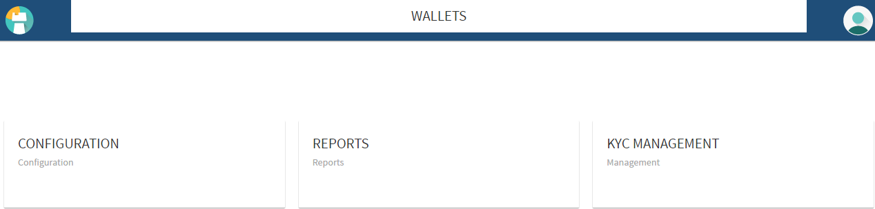Wallet Administration Dashboard
