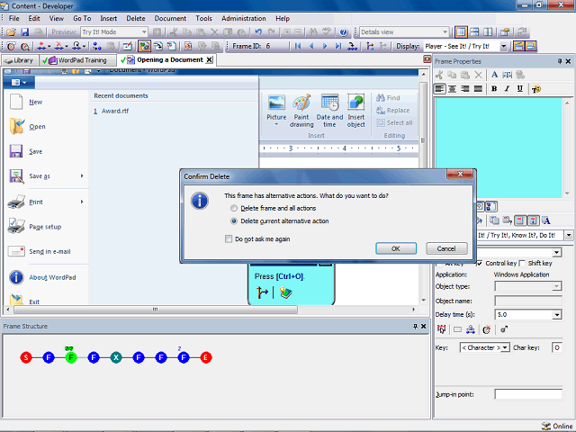 Screen image of this step