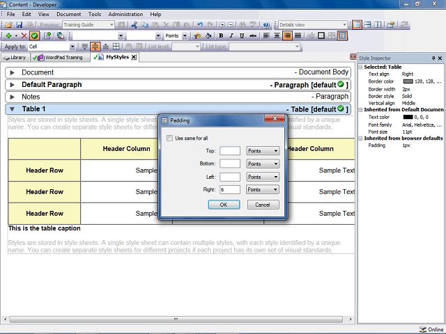Screen image of this step