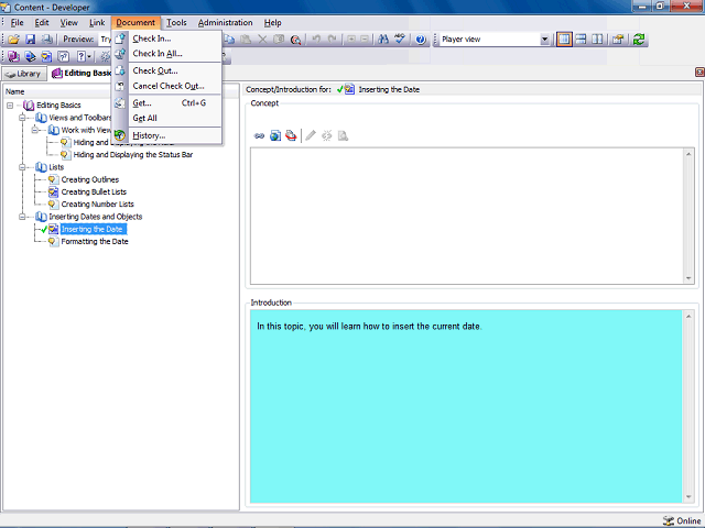 Screen image of this step