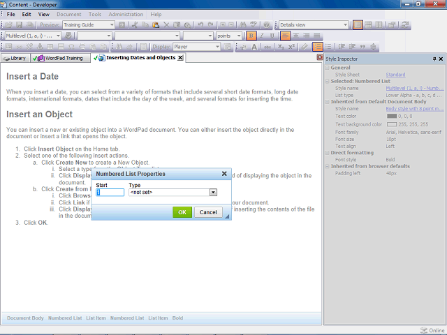 Screen image of this step