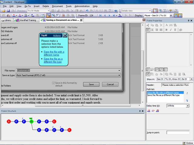 Screen image of this step