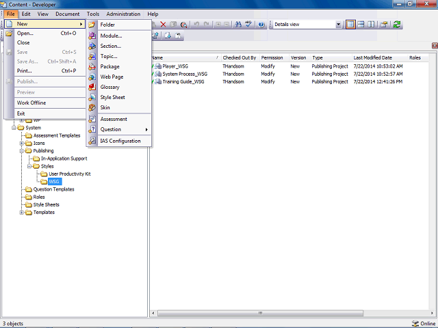 Screen image of this step